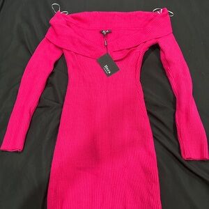 Hera Collection Fuchsia Knit Top